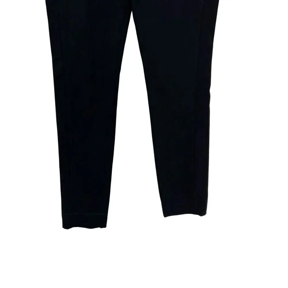 Tory Burch Black Skinny Ankle Paints with Coin Pocket Side Zip‎ Size 8